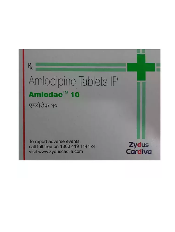 Amlodac Amlodipine 10mg Tablet — Amlodipine 10 mg