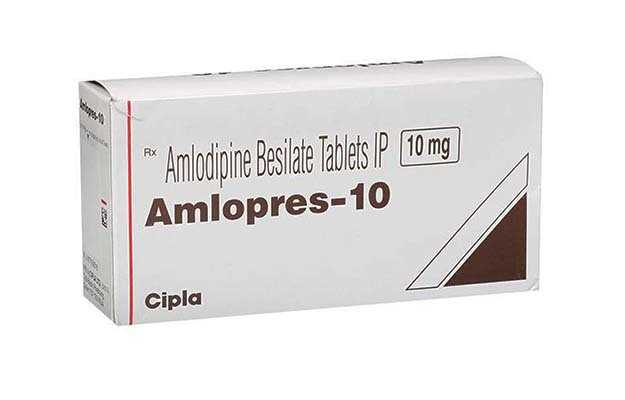 Amlopres Amlodipine 10 Tablets — Amlodipine 10 mg