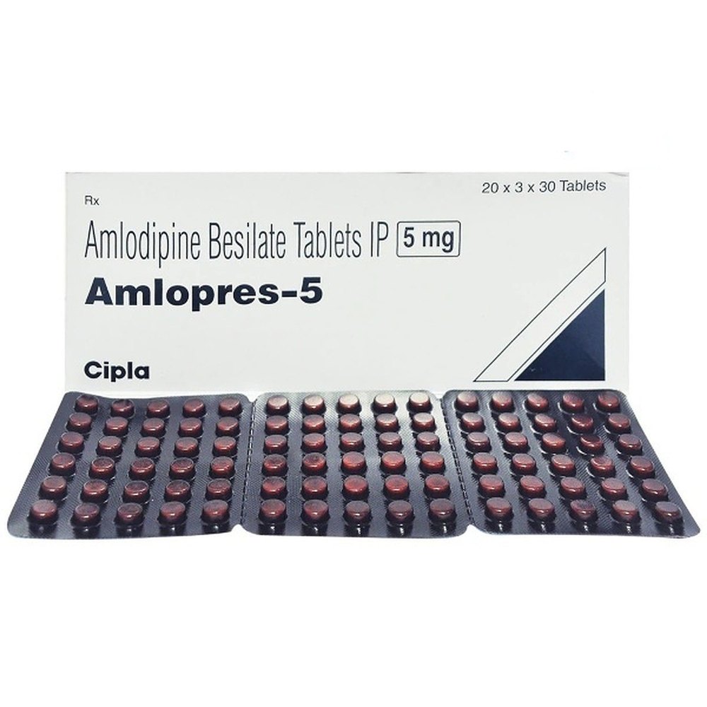 Amlopres Amlodipine 5mg Tablets — Amlodipine 5 mg