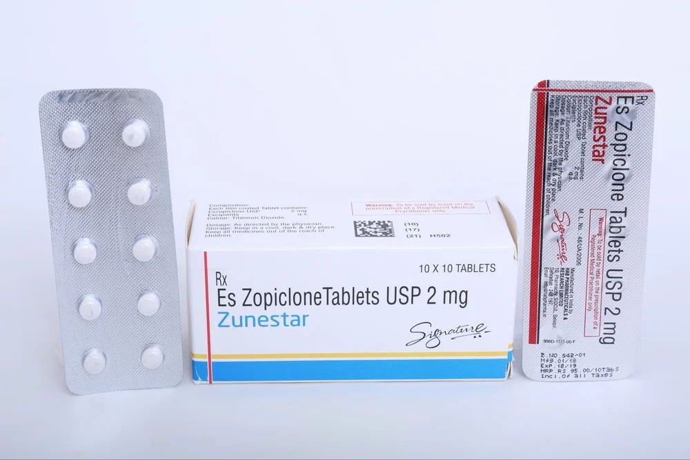 Es Zopiclone Zunestar Tablets USP 2mg — Eszopiclone Zunestar 2mg 2mg