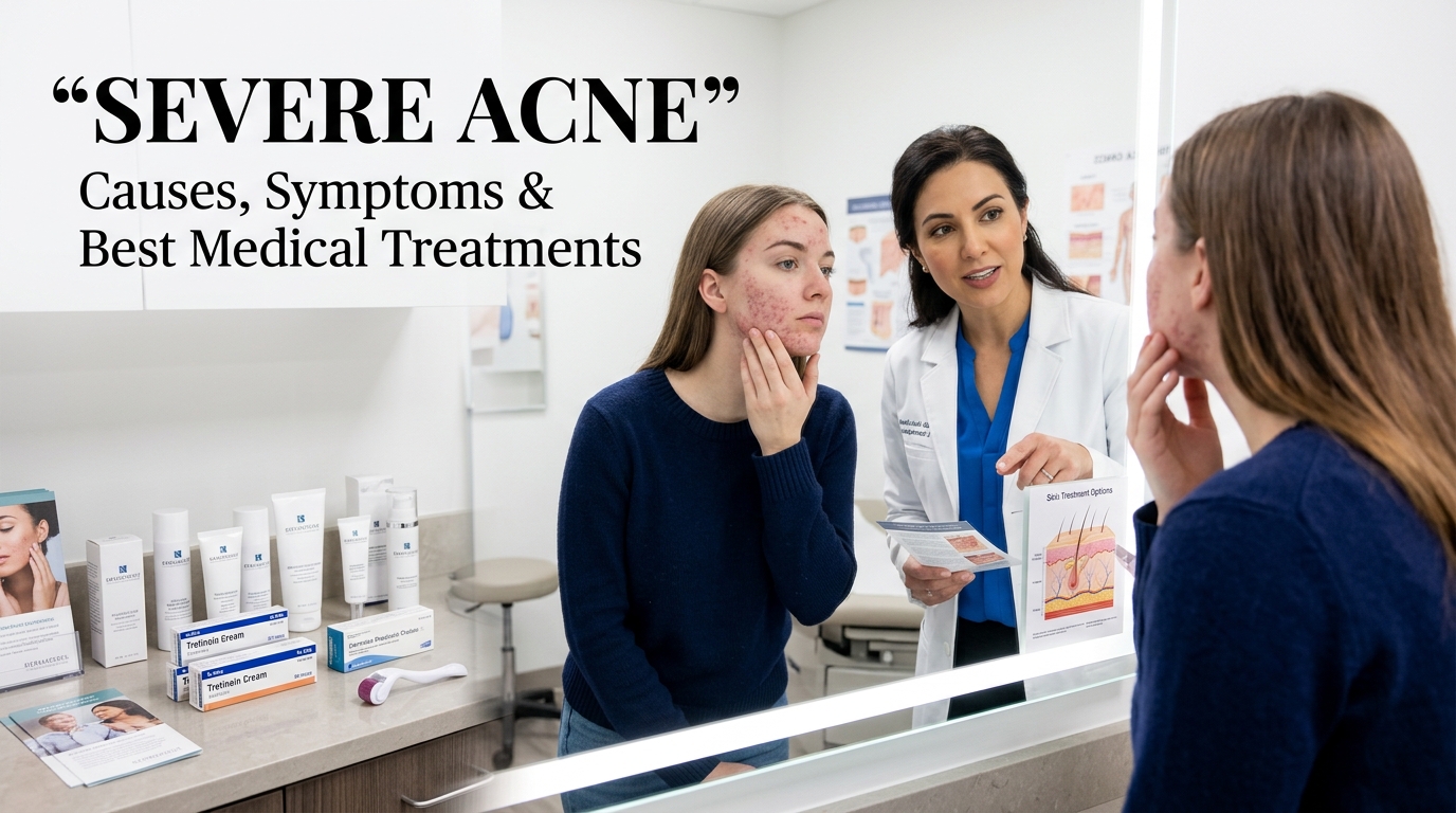 Severe Acne: Causes, Symptoms & Best Medical Treatments