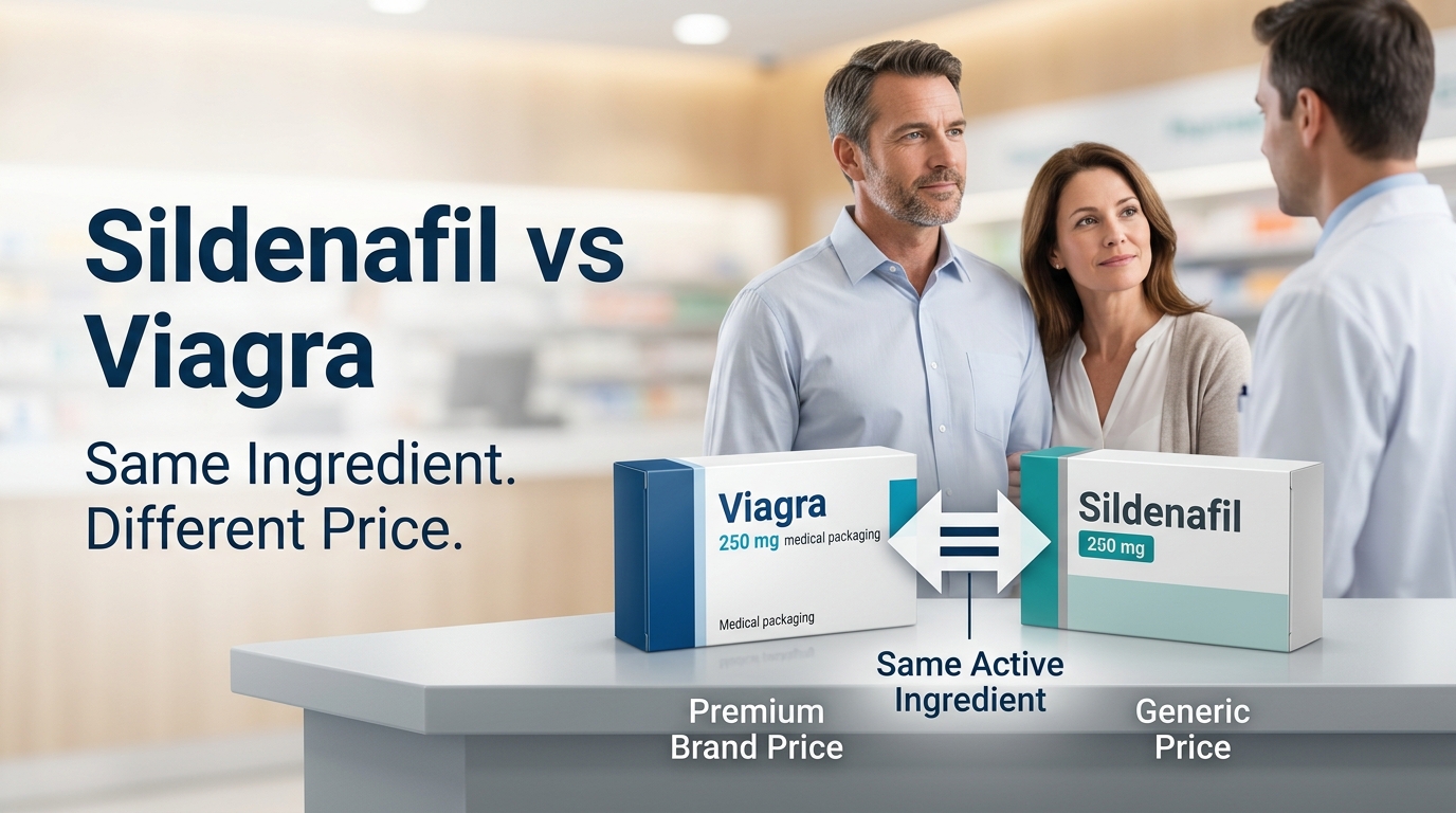 Sildenafil vs Viagra: What’s the Real Difference?