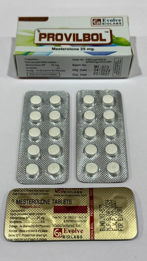 Provilbol (Tablet) – Mesterolone 25mg — Mesterolone 25mg view 3