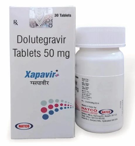 Xapavir Dolutegravir 50mg Tablet β Dolutegravir 50 mg 50mg