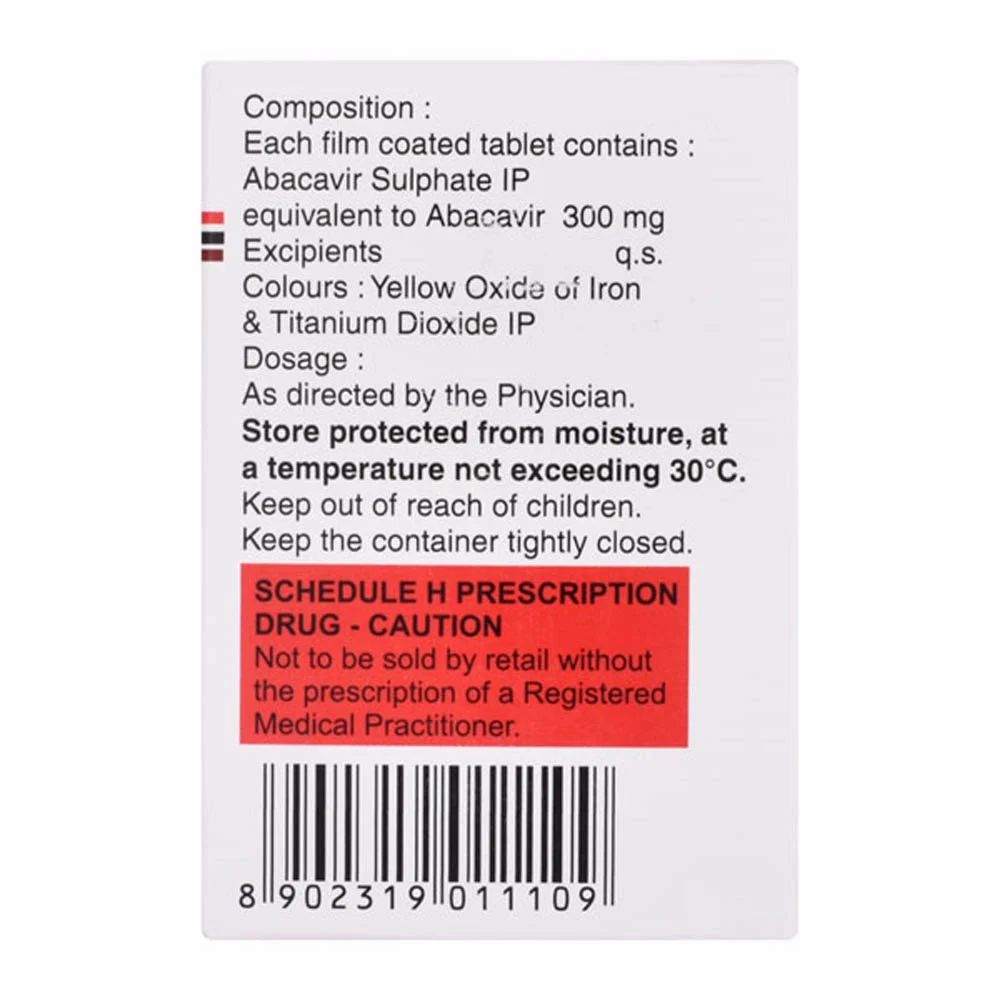 A-Bec Abacavir Tablet — Abacavir 300mg view 3