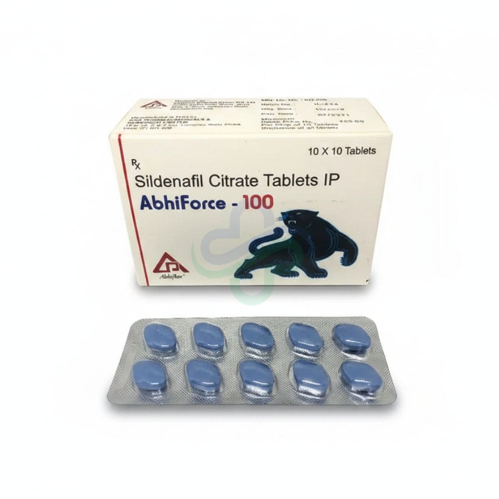 Abhiforce 100mg - Sildenafil 100mg Tablets β Abhiforce 100mg 100mg view 3