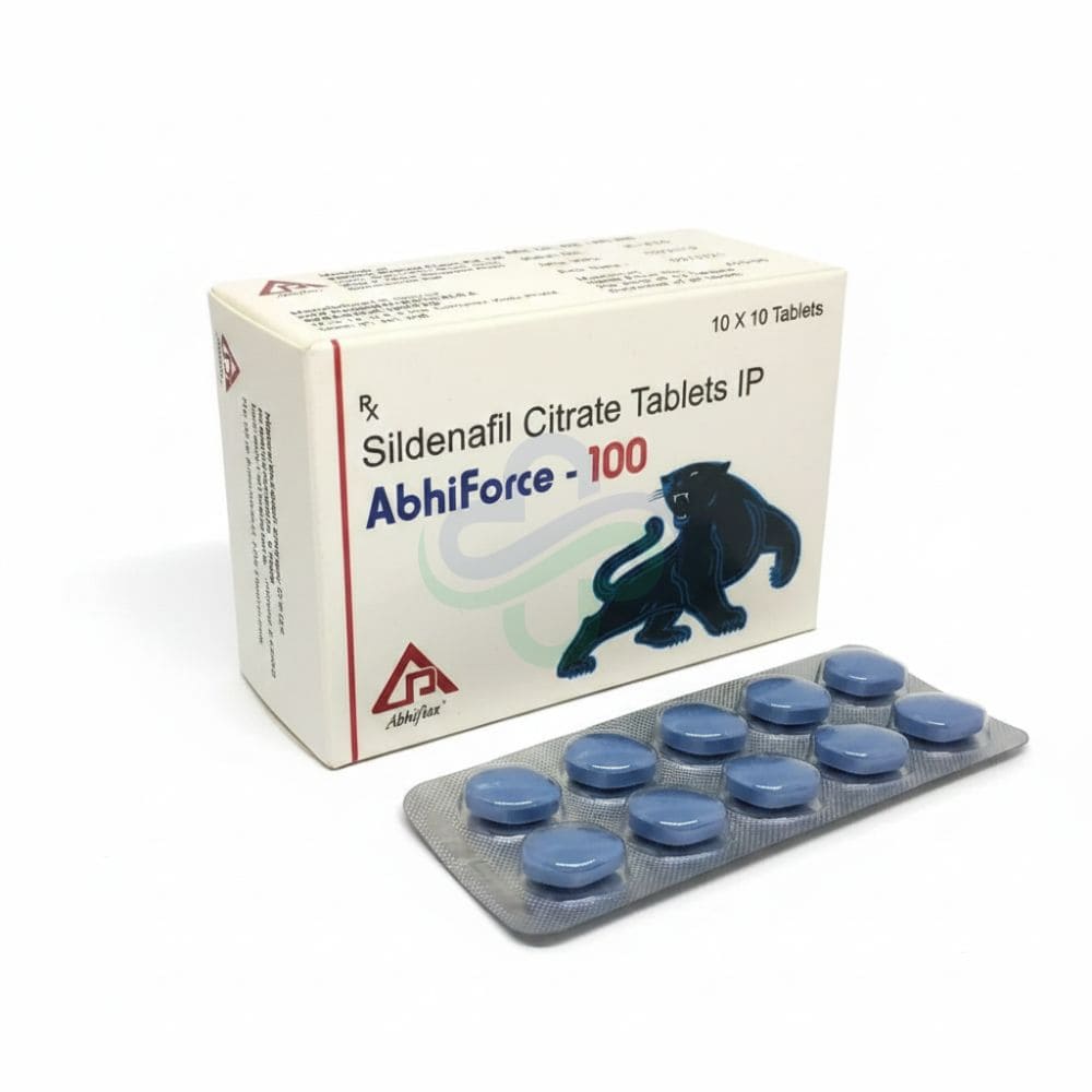 Abhiforce 100mg - Sildenafil 100mg Tablets β Abhiforce 100mg 100mg view 2