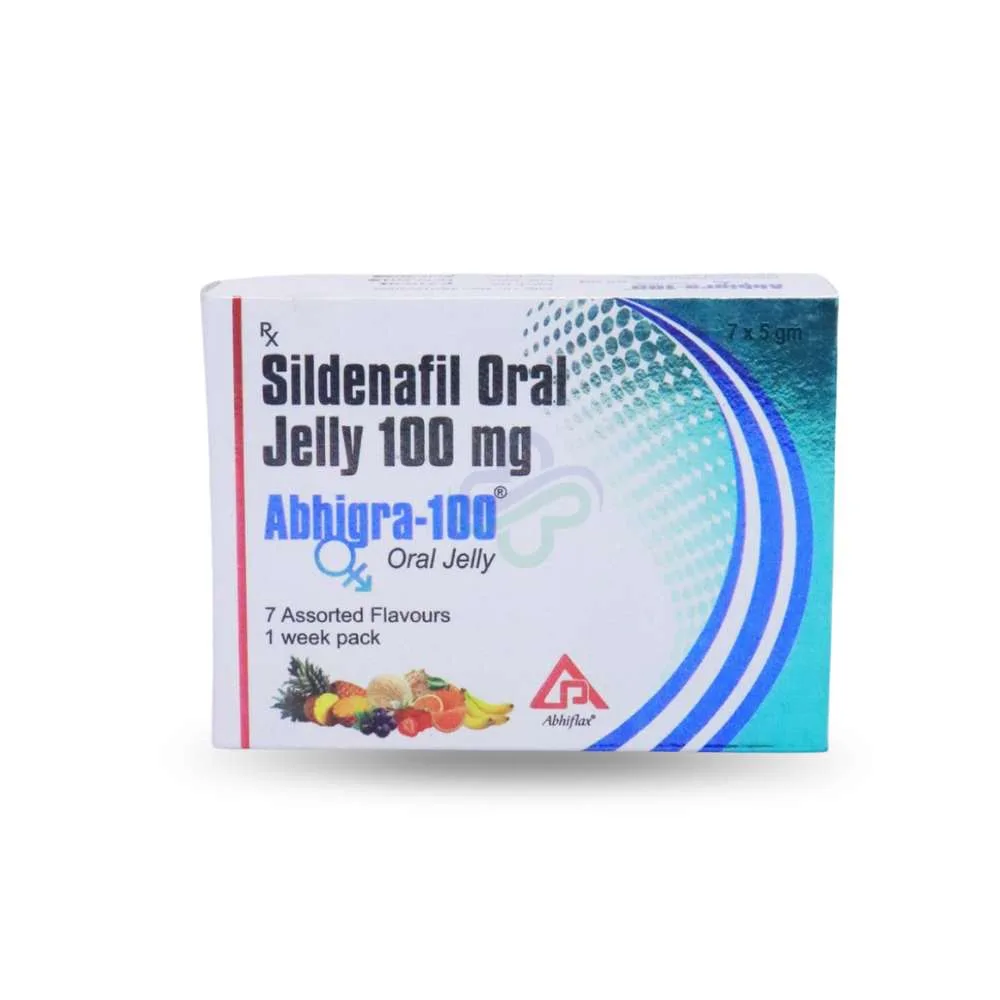 Abhigra 100mg-Sildenafil Oral Jelly — Abhigra-100mg 100mg
