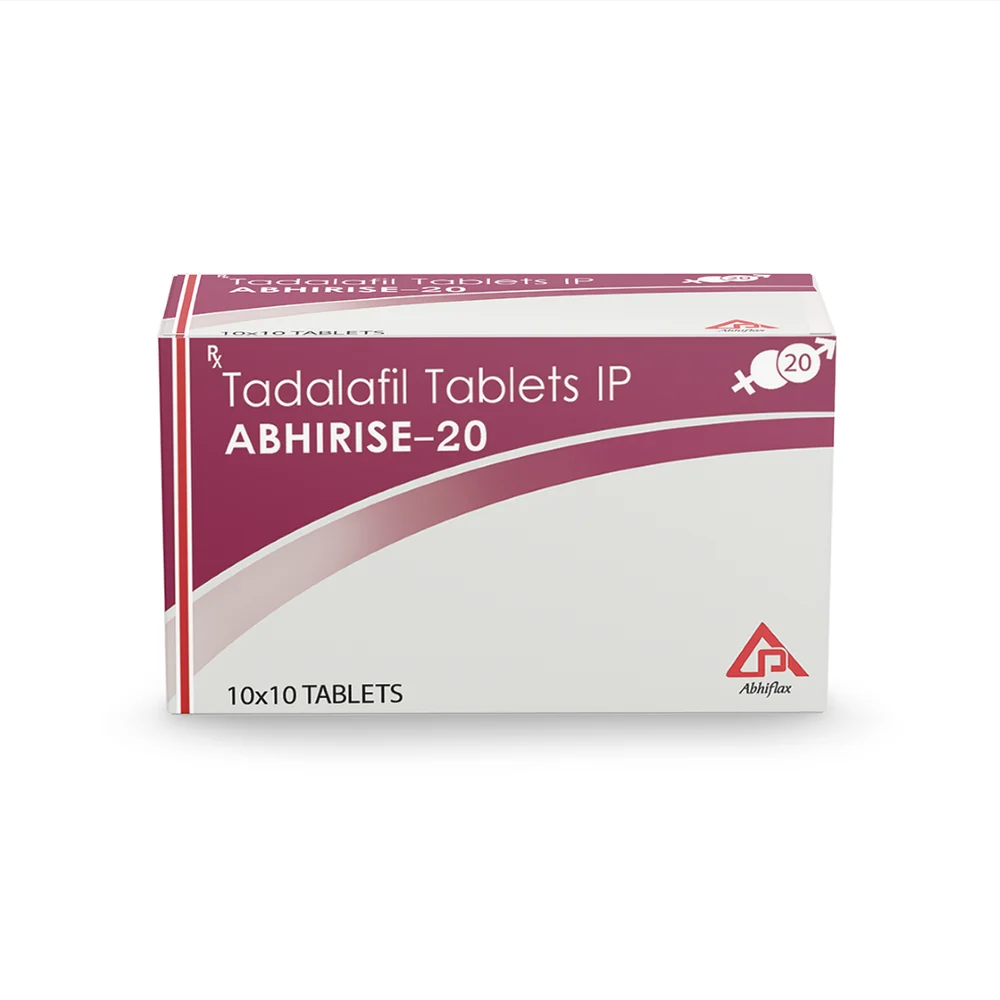 Abhirise 20mg Tablet — Tadalafil 20 mg