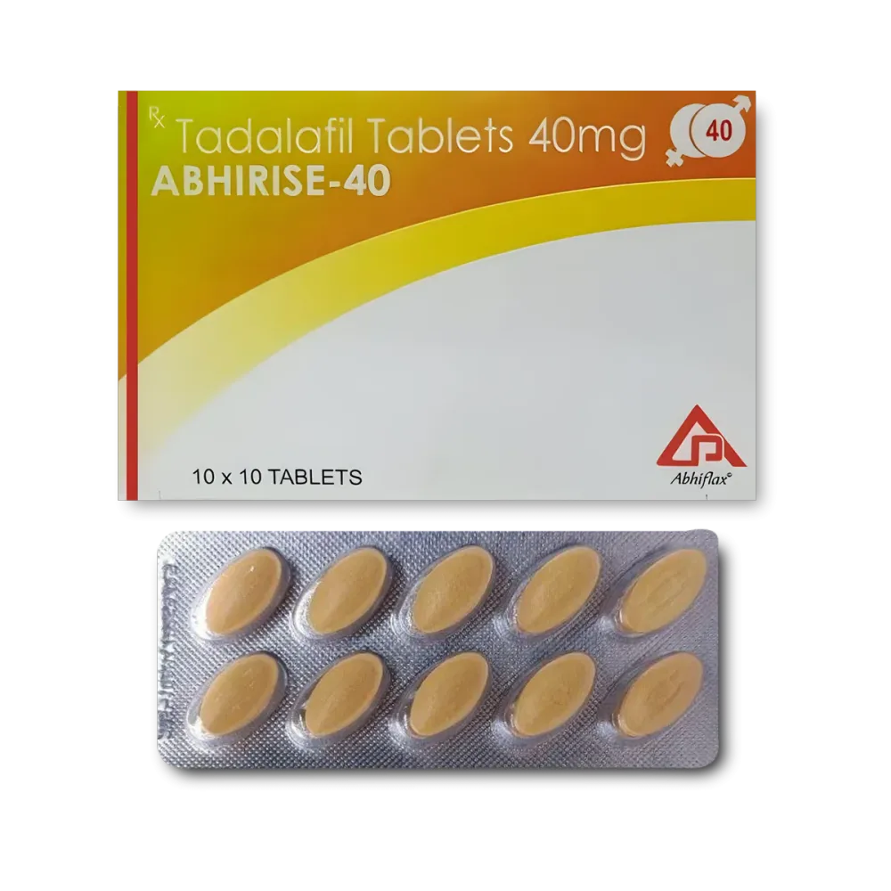 Abhirise 40mg Tablet — Tadalafil 40 mg view 2