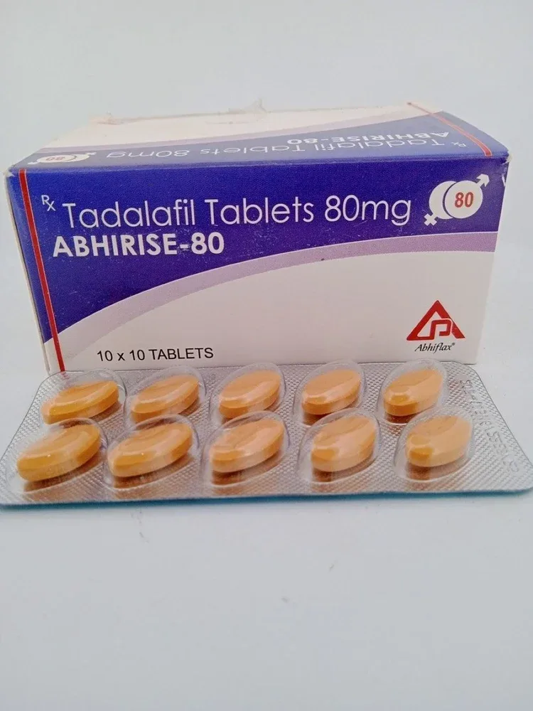 Abhirise 80mg Tablet — Tadalafil 80 mg view 2