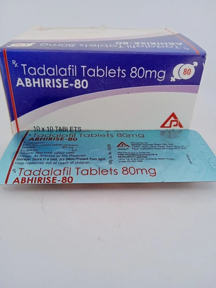 Abhirise 80mg Tablet — Tadalafil 80 mg view 3