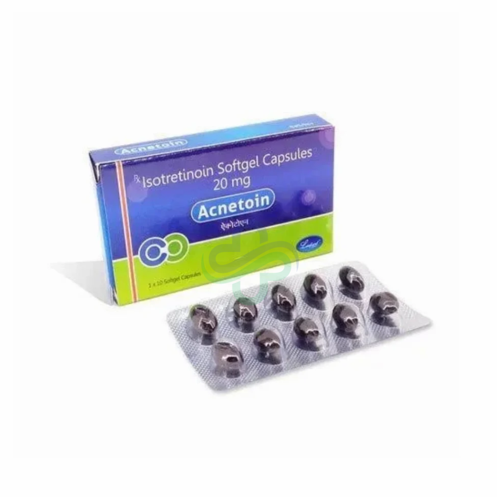 Acnetoin Isotretinoin 20mg Capsules — Acnetoin 20mg 20mg view 3