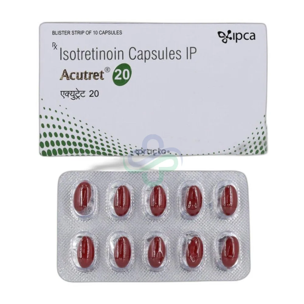 Acutret Isotretinoin 20mg Capsules — Acutret 20mg 20mg