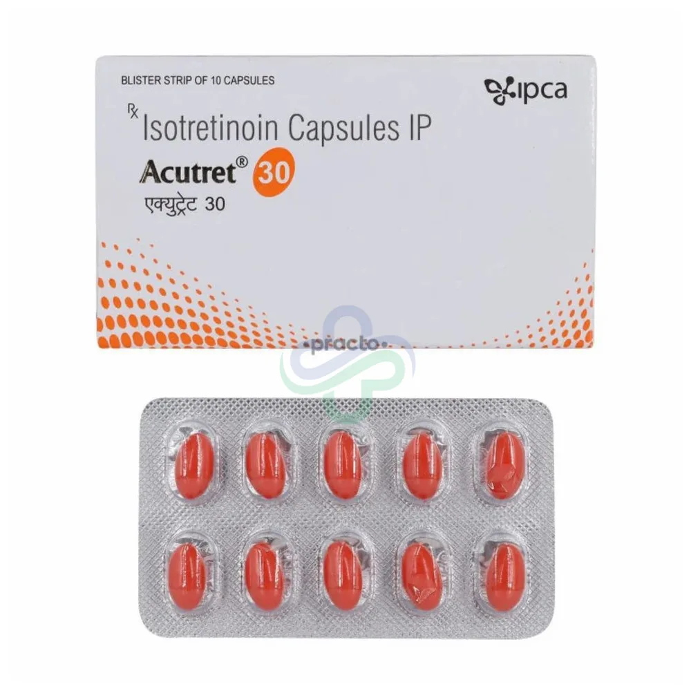 Acutret Isotretinoin 30mg Capsules — Acutret 30mg 30mg