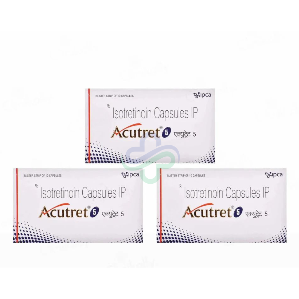 Acutret Isotretinoin 5mg Capsules — Acutret 5mg view 2