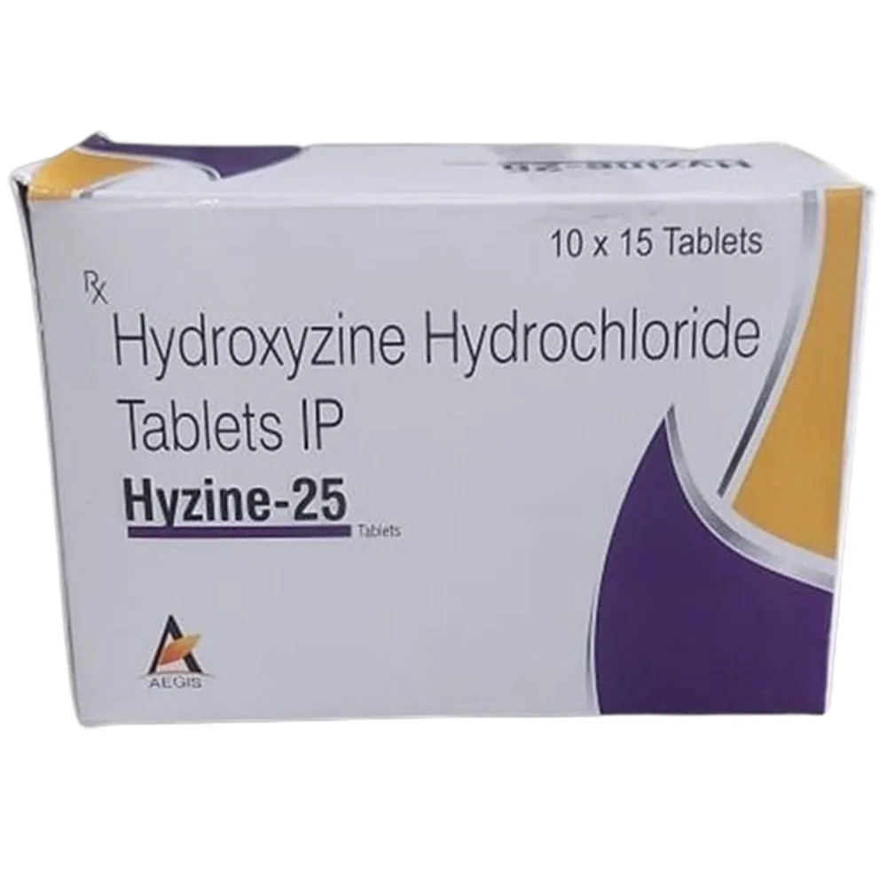 Hyzine 25 mg Hydroxyzine Hydrochloride Tablets — Hyzine 25 mg 25mg