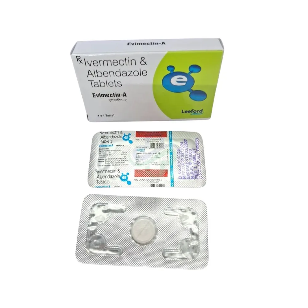 Evimectin-A Tablets — Albendazole & Ivermectin As per Prescribe
