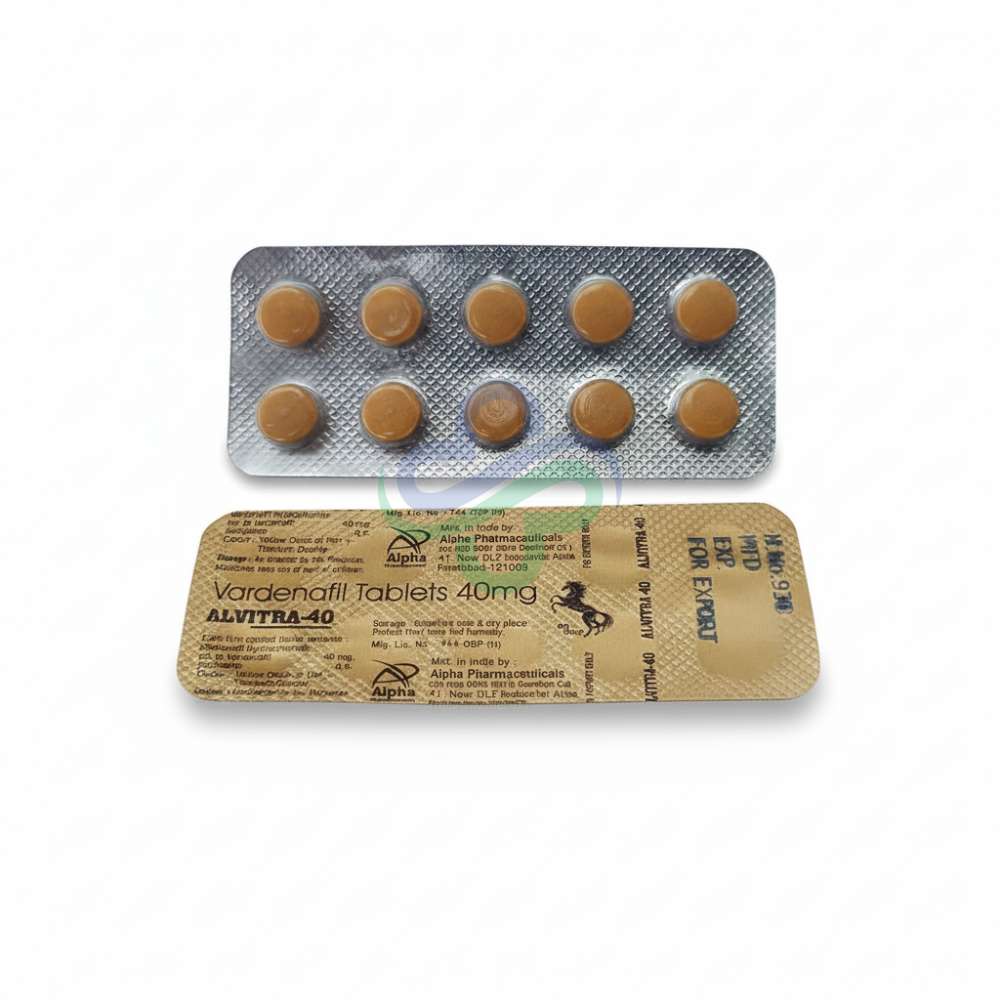ALVITRA-40 Mg Tablets β Vardenafil HCL 40 Mg 40 Mg view 3