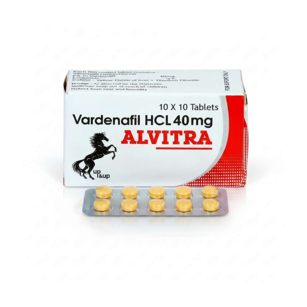ALVITRA-40 Mg Tablets β Vardenafil HCL 40 Mg 40 Mg view 2