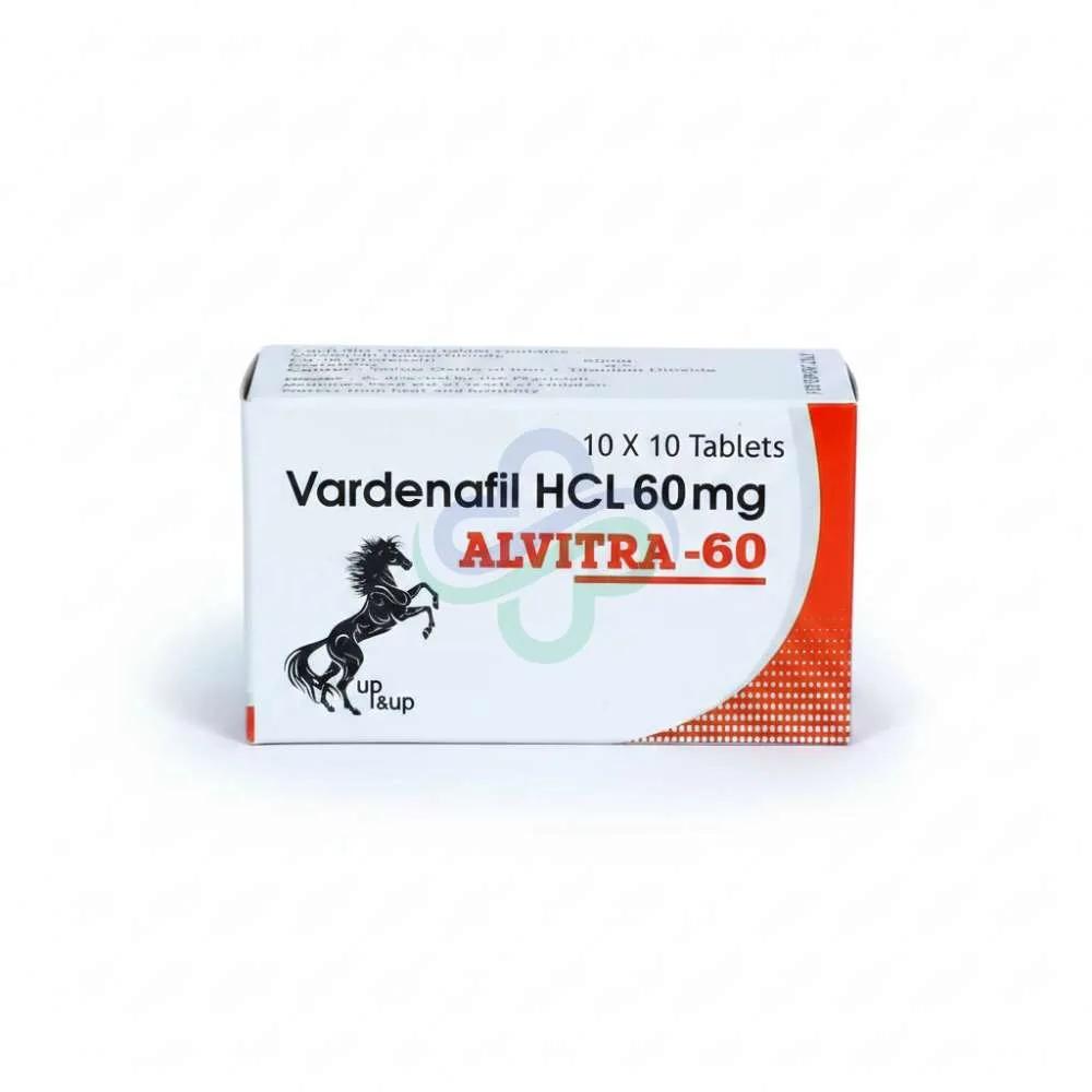 ALVITRA 60mg Tablets — Vardenafil HCL 60 Mg 60mg