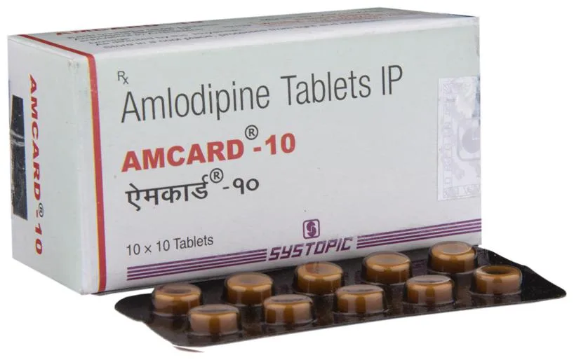 Amcard Amlodipine 10 mg — Amlodipine 10 mg