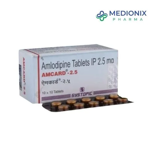 Amcard Amlodipine 2.5 mg — Amlodipine 2.5 mg