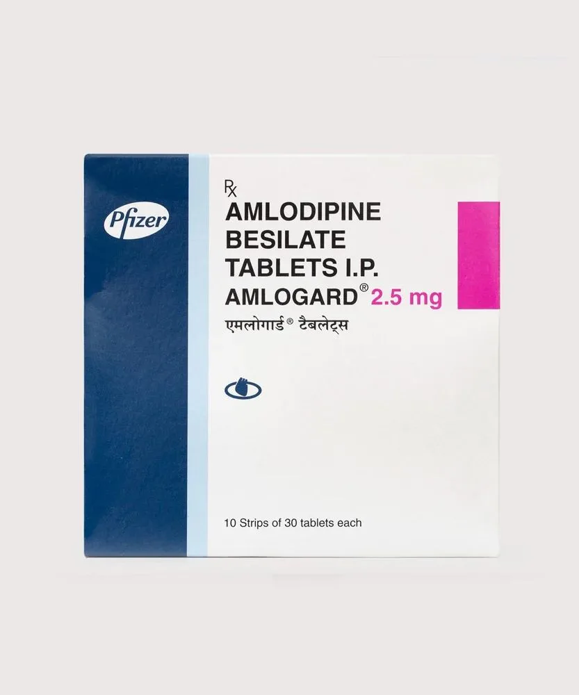 Amlodipine Amlogard 2.5mg Tablet — Amlodipine 2.5 mg