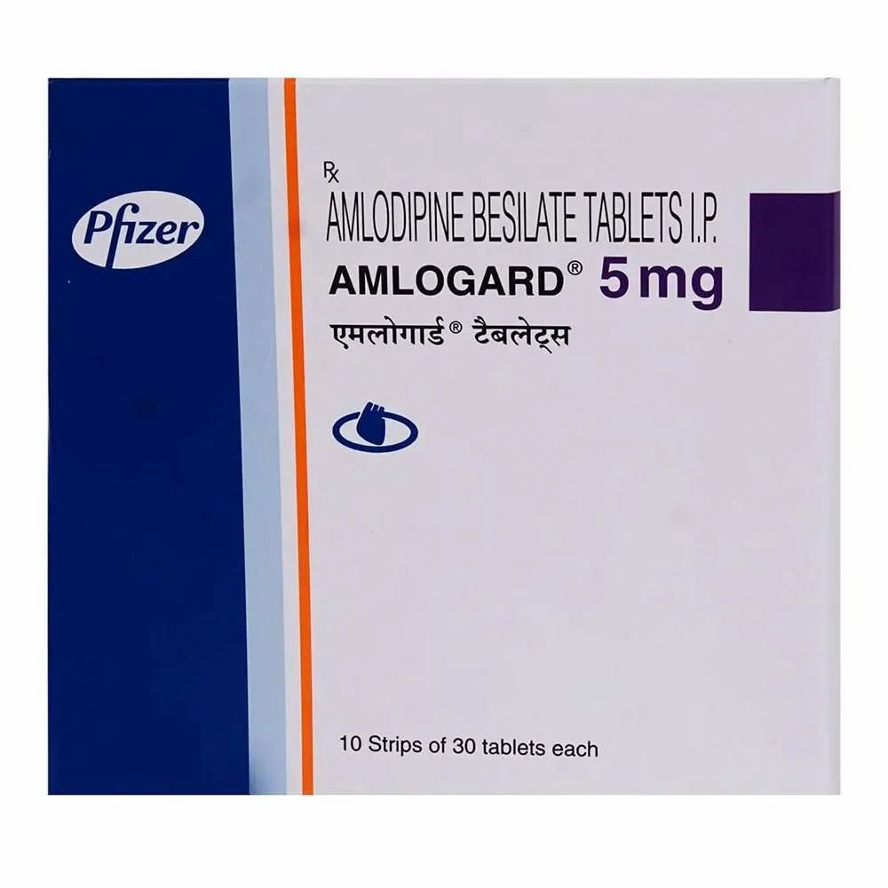 Amlodipine Amlogard 5mg Tablet — Amlodipine 5 mg view 1