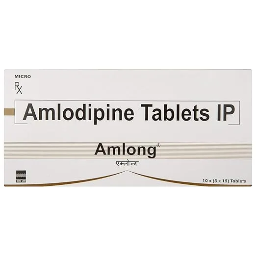 Amlong Amlodipine 5mg Tablet — Amlodipine 5 mg