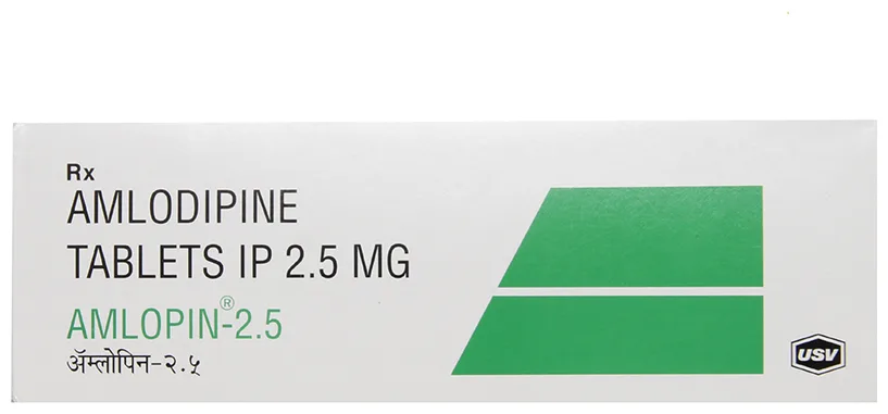 Amlopin Amlodipine 2.5mg Tablet — Amlodipine 2.5 mg