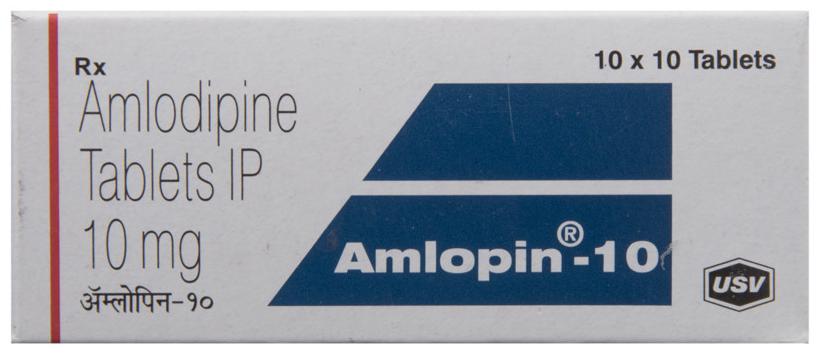 Amlopin Amlodipine 10mg Tablet β Amlodipine 10 mg view 2