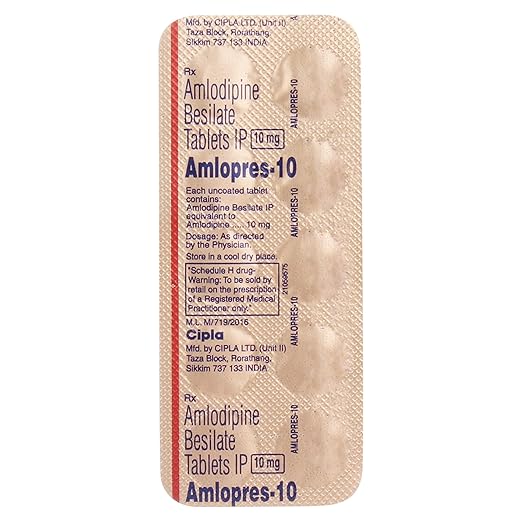 Amlopres Amlodipine 10 Tablets — Amlodipine 10 mg view 3
