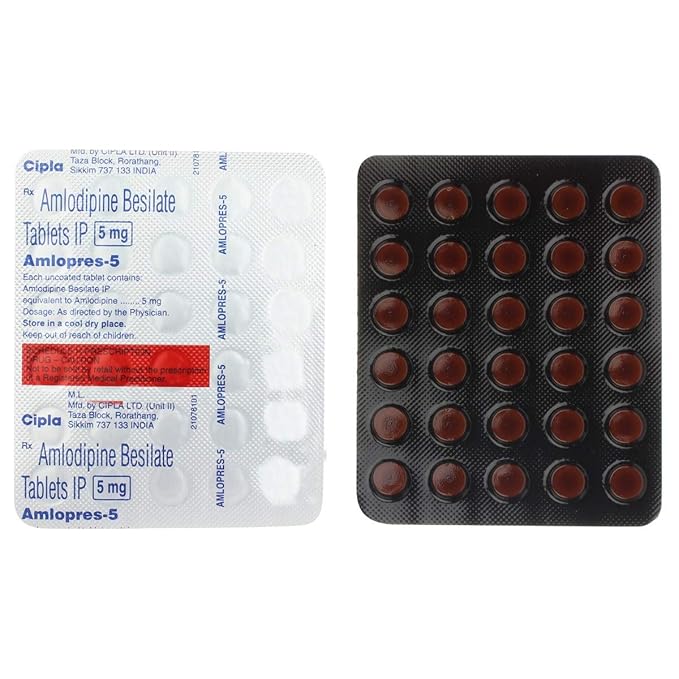 Amlopres Amlodipine 5mg Tablets — Amlodipine 5 mg view 4