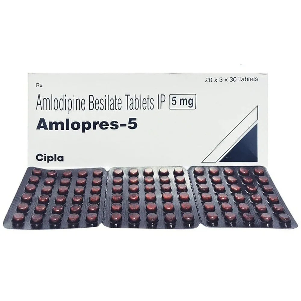 Amlopres Amlodipine 5mg Tablets — Amlodipine 5 mg