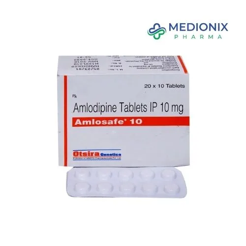 Amlosafe Amlodipine 10 mg Tablets — Amlodipine 10 mg