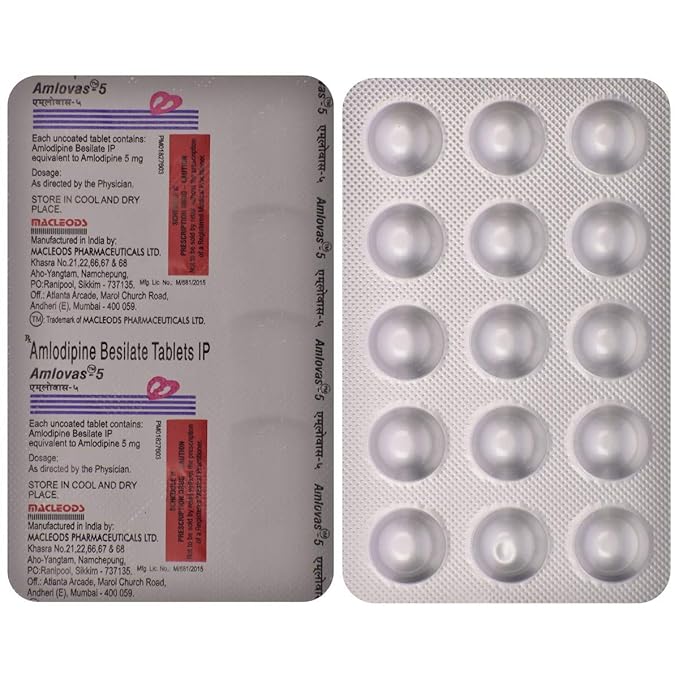 Amlovas Amlodipine 5 mg Tablets — Amlodipine 5 mg view 2