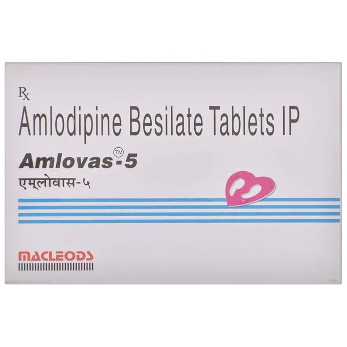 Amlovas Amlodipine 5 mg Tablets — Amlodipine 5 mg