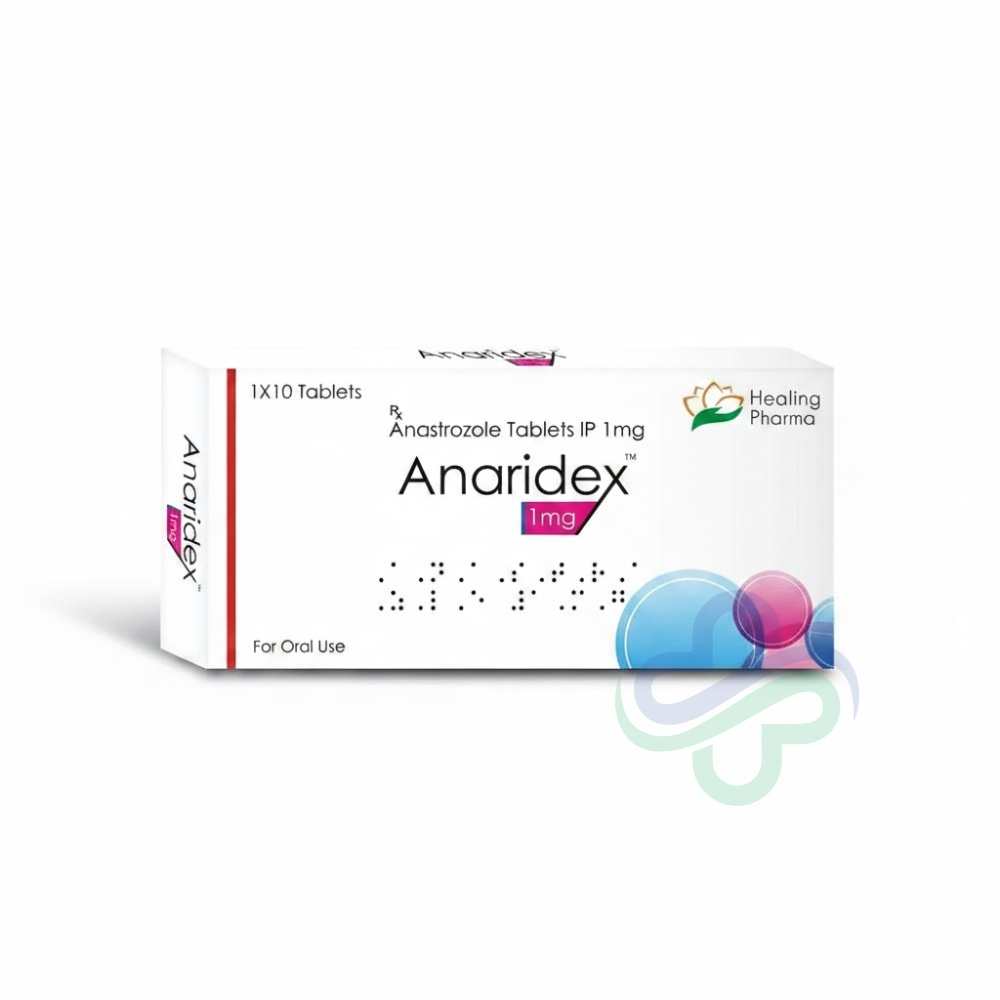 Anastrozole 1mg Tablet-Anaridex — Anastrozole 1mg view 3