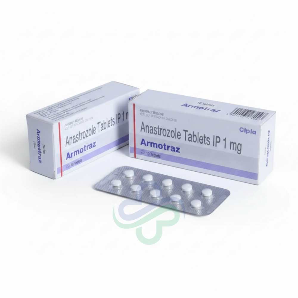 Armotraz 1mg Anastrozole Tablet — Anastrozole 1mg view 2
