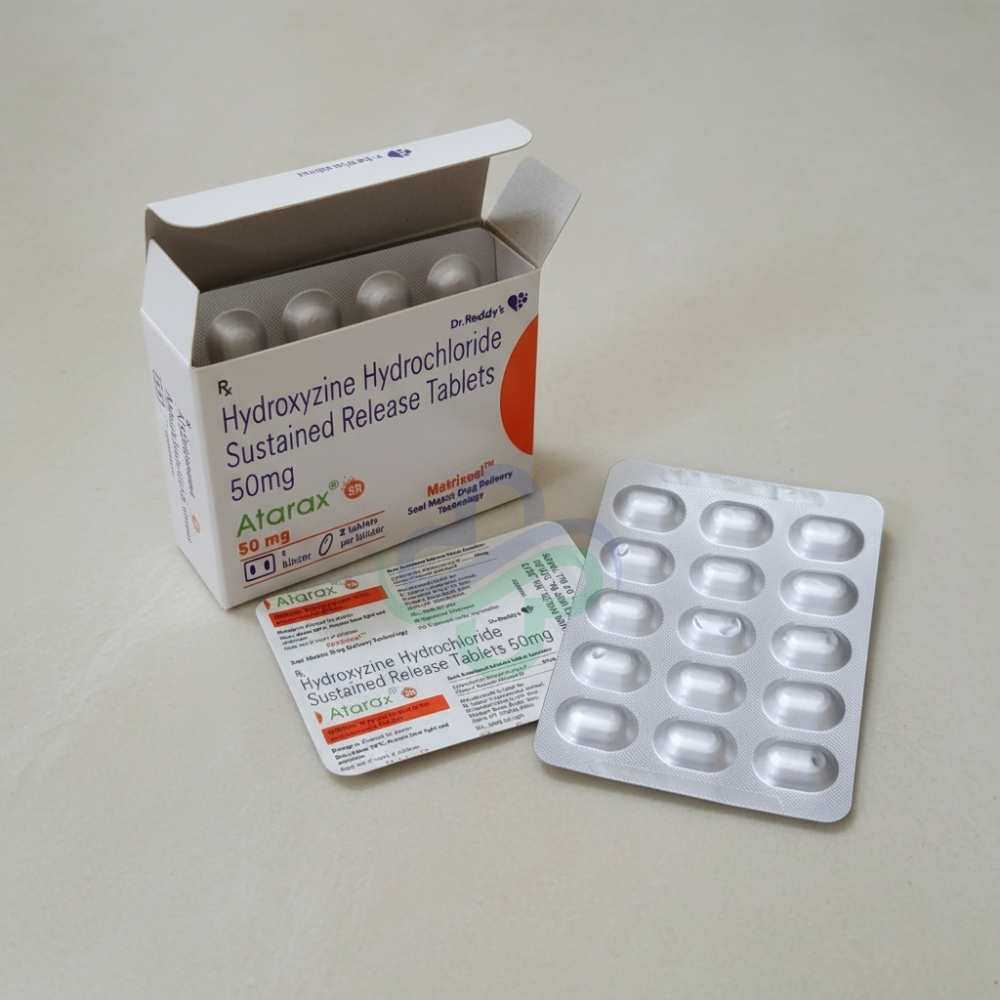 Atarax-Hydroxyzine 50mg Tablets — Hydroxyzine 50mg view 4