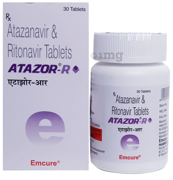 Atazanavir & Ritonavir Tablet — Atazor-R 300mg