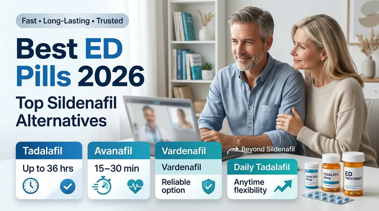 Best Erectile Dysfunction Pills in 2026: Top Alternatives to Sildenafil That Actually Work