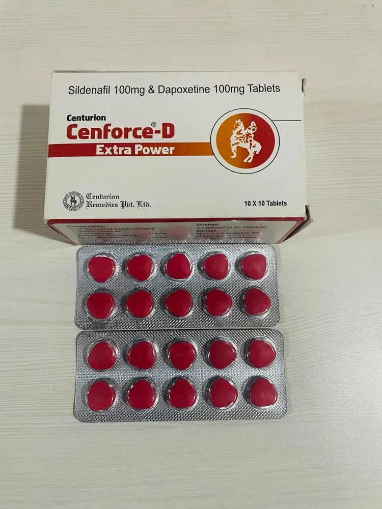 Cenforce D Extra Power Tablet — Sildenafil Citrate + Dapoxetine 100 mg + 100 mg view 2