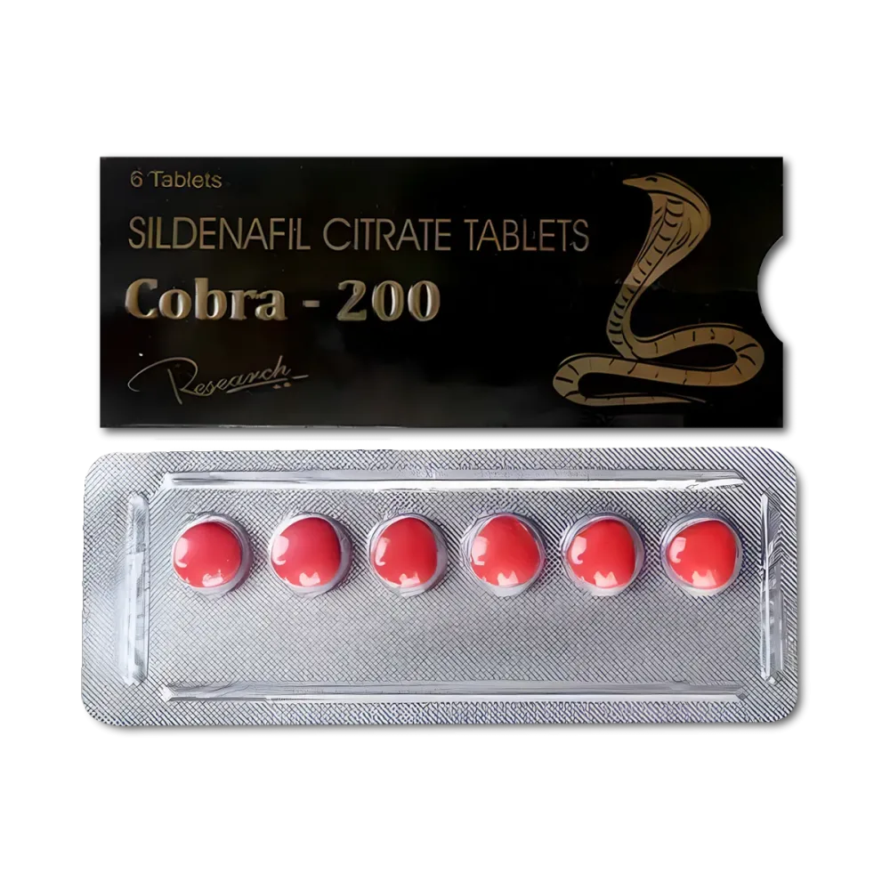 Cobra 200mg Tablet — Sildenafil Citrate 200 mg view 3