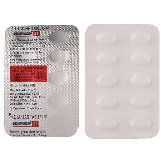 Covance 25mg Losartan Tablet — Losartan Potassium 25 mg view 3