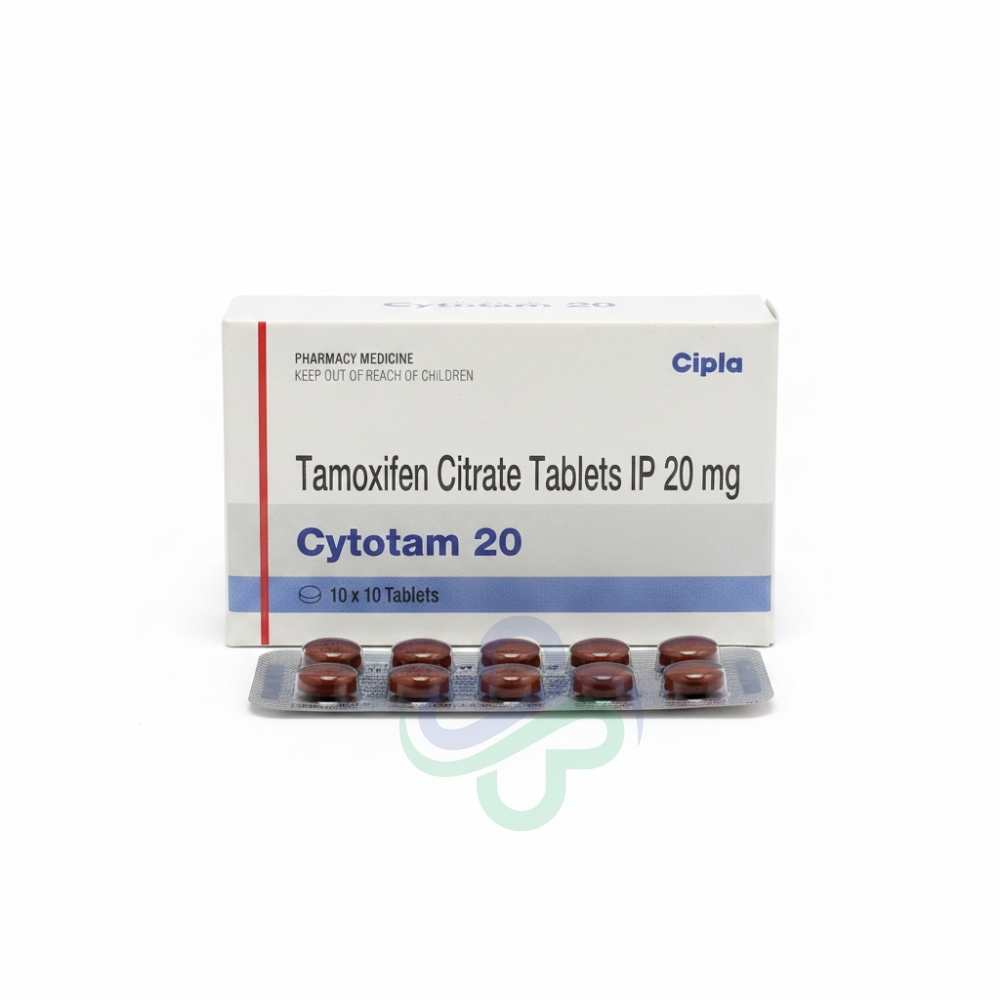 Cytotam 20 Mg Tablet Tamoxifen Citrate — Tamoxifen Citrate 20mg view 2