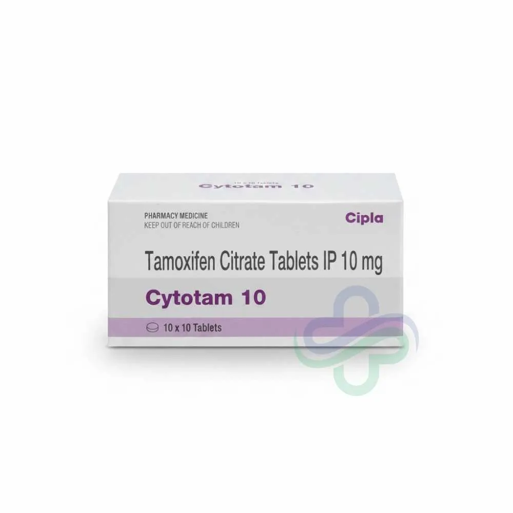 Cytotam Tamoxifen Citrate 10mg Tab — Tamoxifen Citrate 10mg