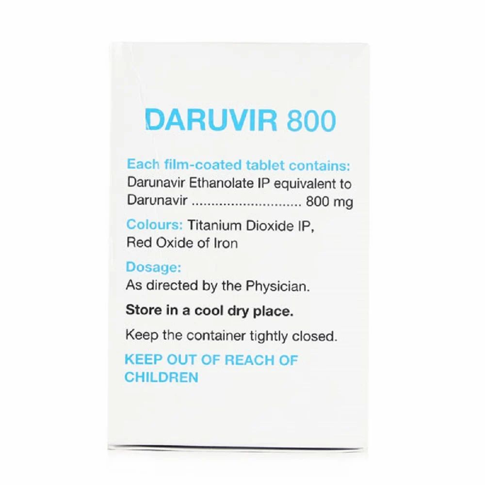Darunavir Ethanolate Tablets β Daruvir 800 800 mg view 3