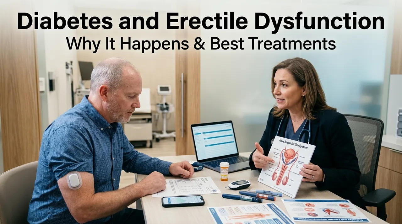 Diabetes and Erectile Dysfunction: Why It Happens & Best Treatments
